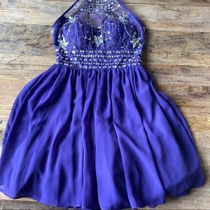 HOCO dress size 3/4 excellent condition‎ purple